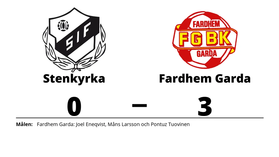 Stenkyrka IF förlorade mot Fardhem Garda BK