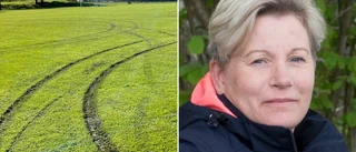 Värmbols gräsplan vandaliserad: "Så onödigt att jag saknar ord"