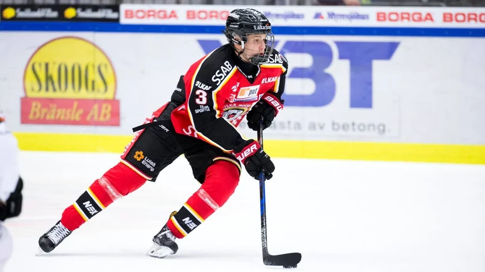 PÅ LÄGER. Nils Lundkvist från Piteå, nu i Luleå.