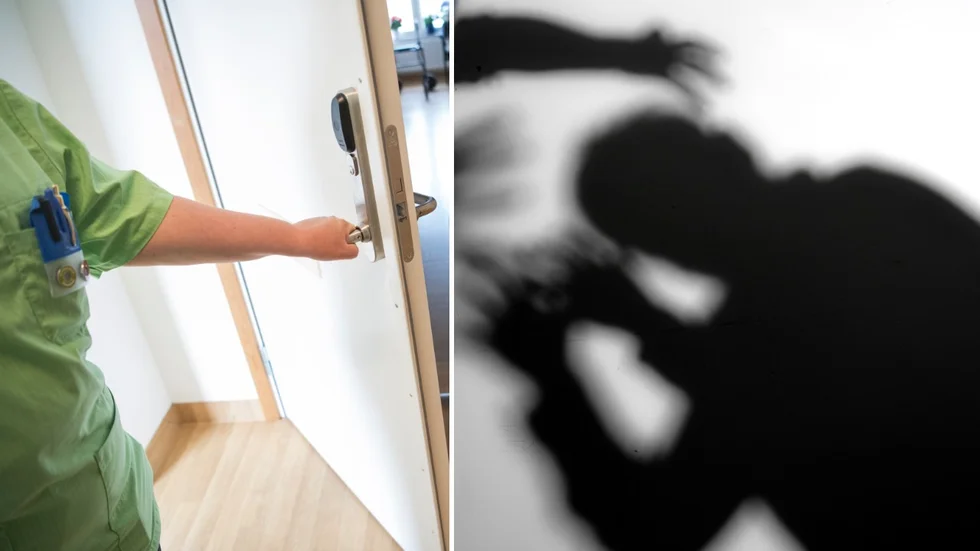 Personal var tvungen att agera så att den boende inte skulle råka illa ut när en medboende gick till attack.