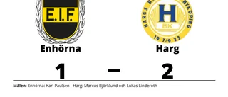 Harg äntligen segrare igen