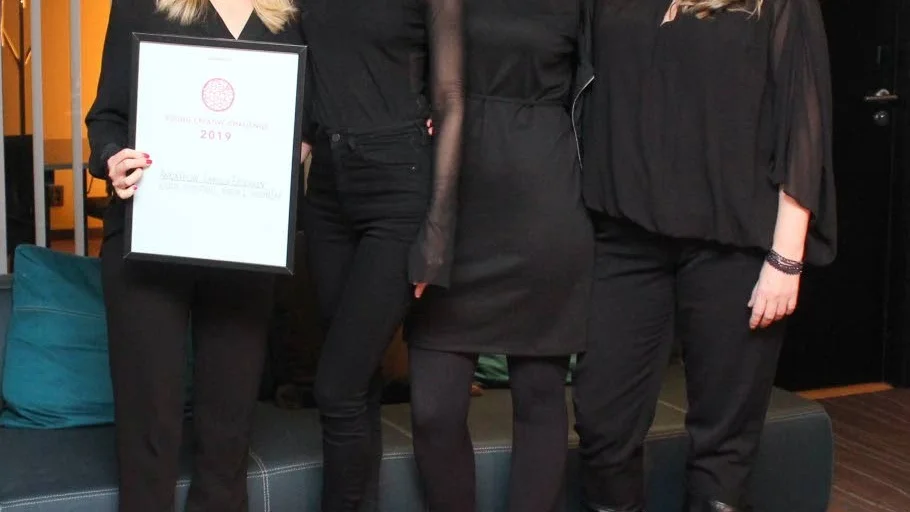 Här är vinnarna: Anna Velin, Camilla Eriksson, Karin Bergdahl, Maria L Vikström.