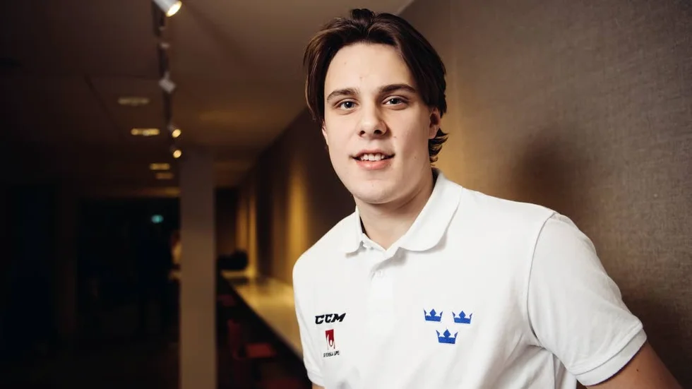 Olle Eriksson Ek, målvakt Juniorkronorna.
