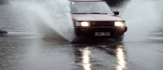 Sänk hastigheten vid regn