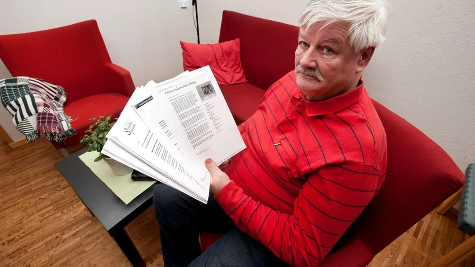 Göran Druid får ingen ersättning från Ersättningsnämnden, eftersom han saknar handlingar från tiden på barnhemmet i Risinge och från sinnesslöanstalten i Söderköping.