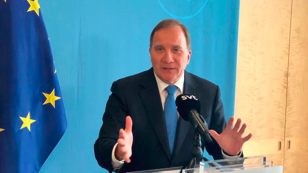 Värre och värre dag för dag, med Stefan Löfven.