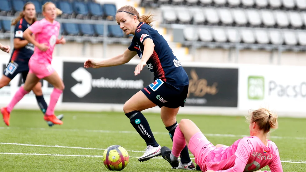 Petra Johansson gjorde en strålande match mot Rosengård.
