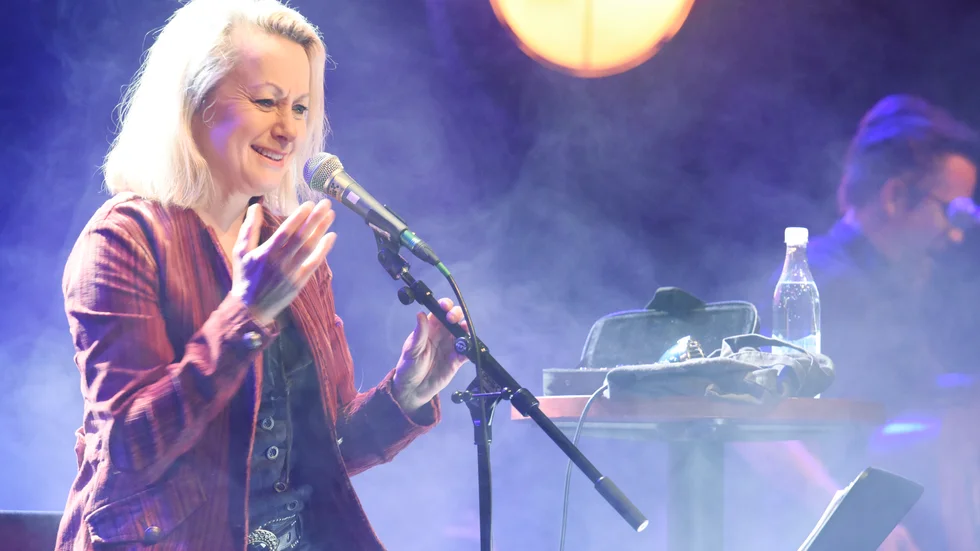 Louise Hoffsten gästar Climate Live Sweden under Linköpings stadsfest 2022.