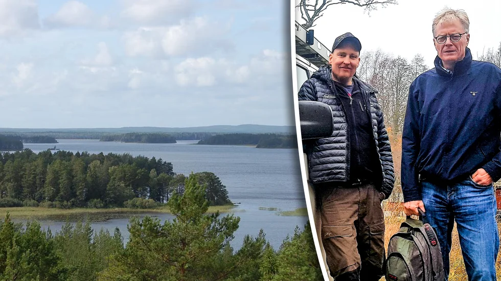 Henrik Thomke, till höger i bild, är projektledare för hållbar besöksnäring och turism på NeDa.