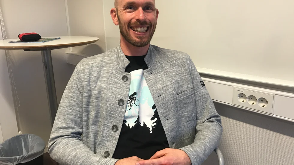 Oskar Sundblad är stolt och glad och tycker att det är hedersamt att få axla ansvaret som Vätternrundan-vd, fullt ut från 1 juli i sommar. Han är själv en entusiastisk motionscyklist. Som ung i Visby var cykeln en frihet.