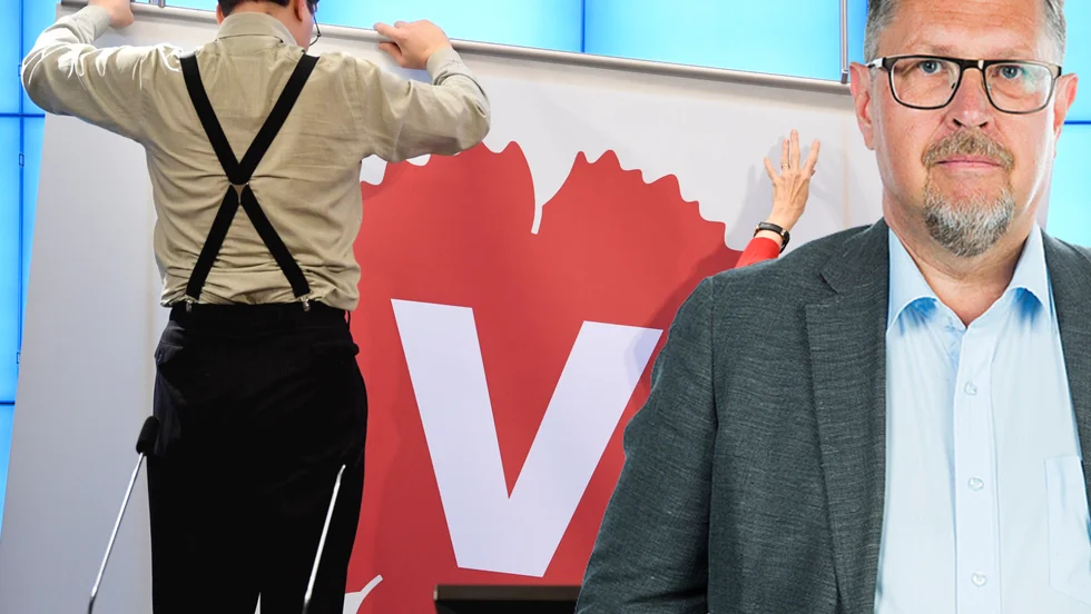 NSD:s Olov Abrahamsson kritiserar Vänsterpartiets misstroendehot.