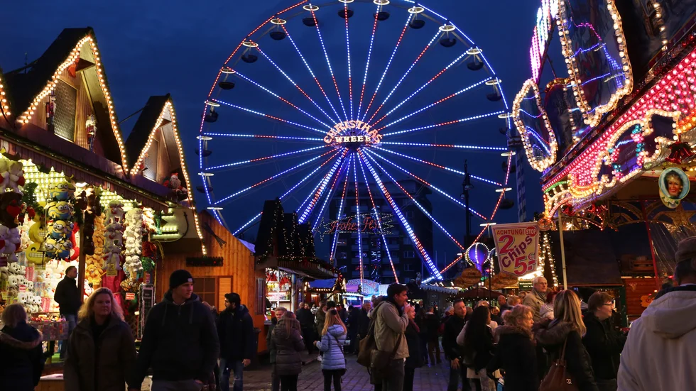 Varje år anordnas julmarknad i Rostock. Kanske något för ressugna gotlänningar?
