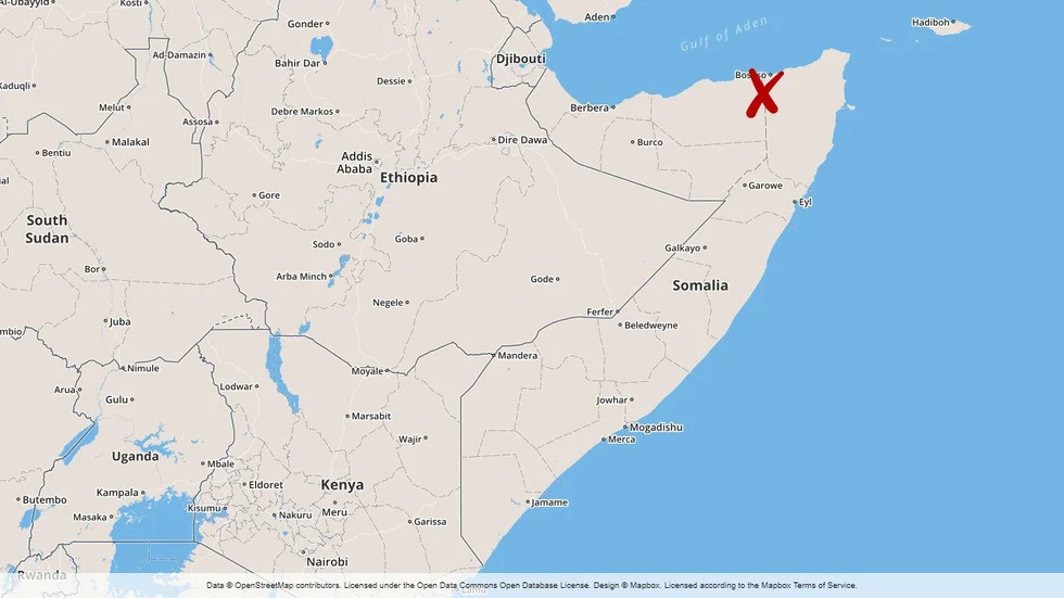 Bosaso i Puntland i Somalia.