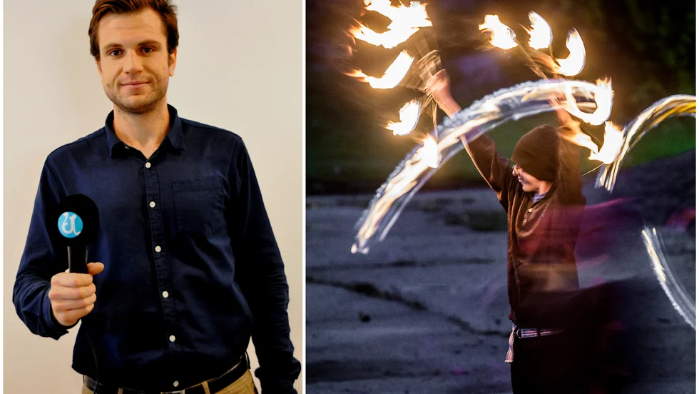 Antonios Antoniadis kommer att livebevaka årets upplaga av Kulturnatten. Liksom tidigare år blir det eldshow i Botan, men i digital form.