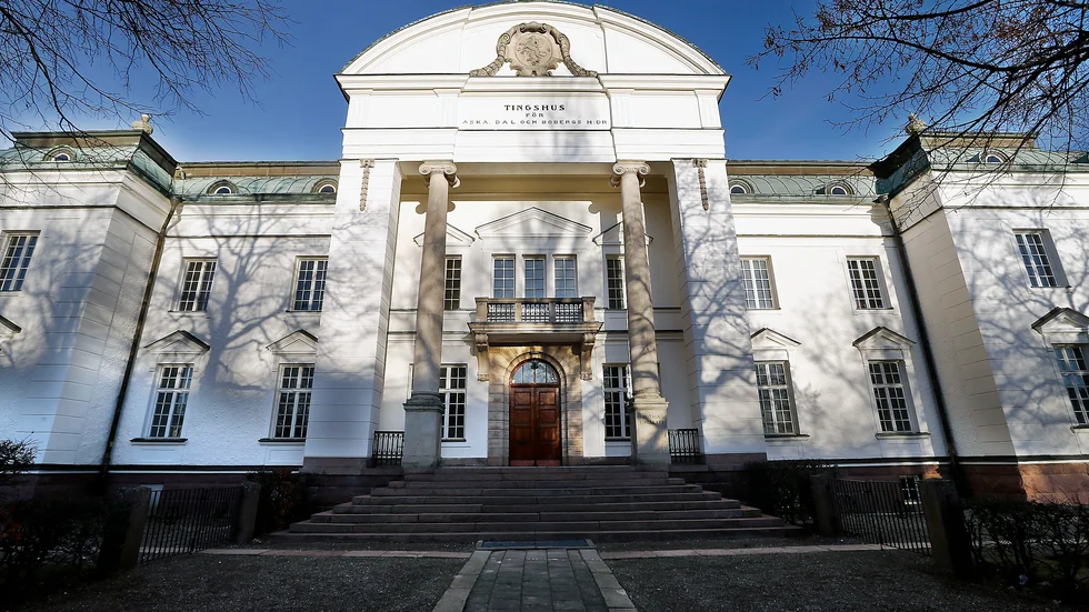 Motala tingshus, en av de stårliga bygganderna i staden