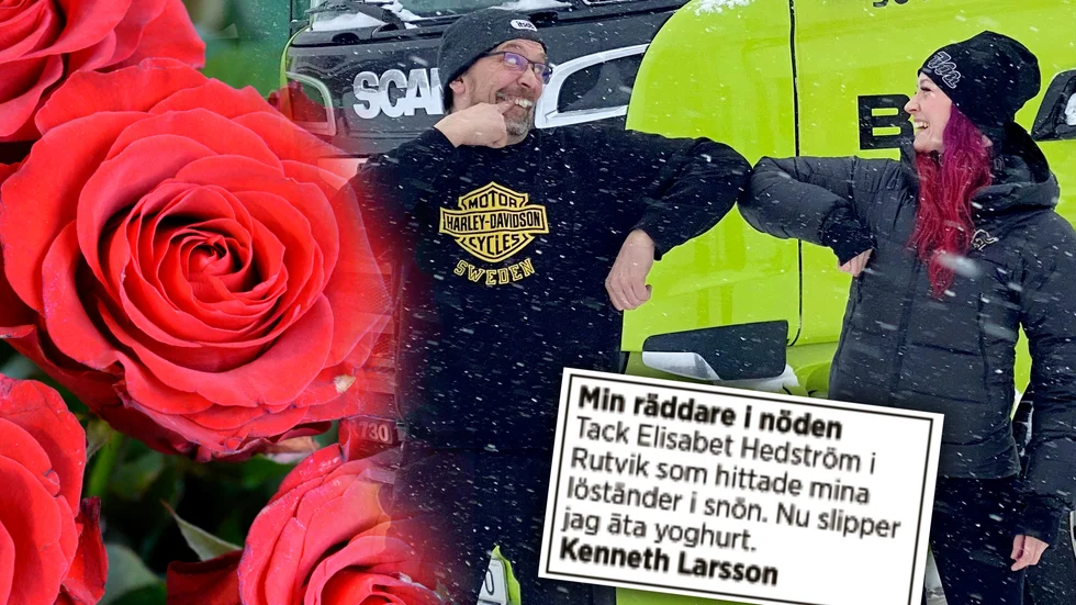 Kollega på bettet! Kenneth Larsson skickade in en "Dagens ros" till Elisabet Hedström. Men den var inte riktigt sann...