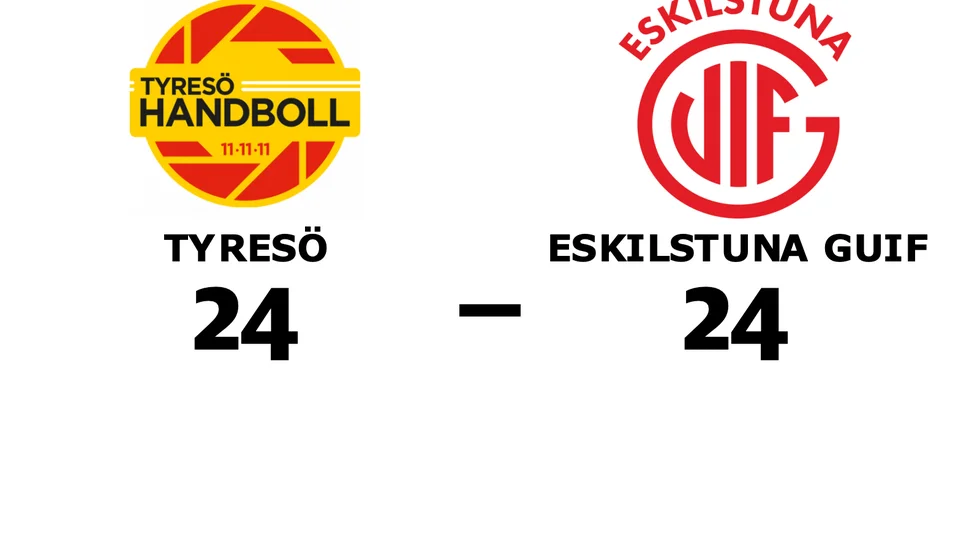 Tyresö spelade lika mot Eskilstuna Guif