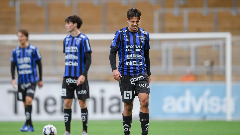 Sirius Stefano Vecchia, Jamie Roche och Hjalmar Ekdal i matchen mot Östersund.