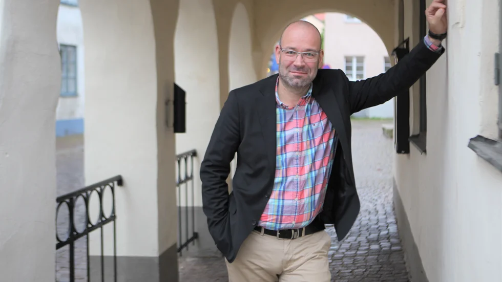Stefan Blomberg är psykolog och forskare inom bland annat mobbning på arbetsplatser och dess följder. På torsdagen föreläste han i Visby.