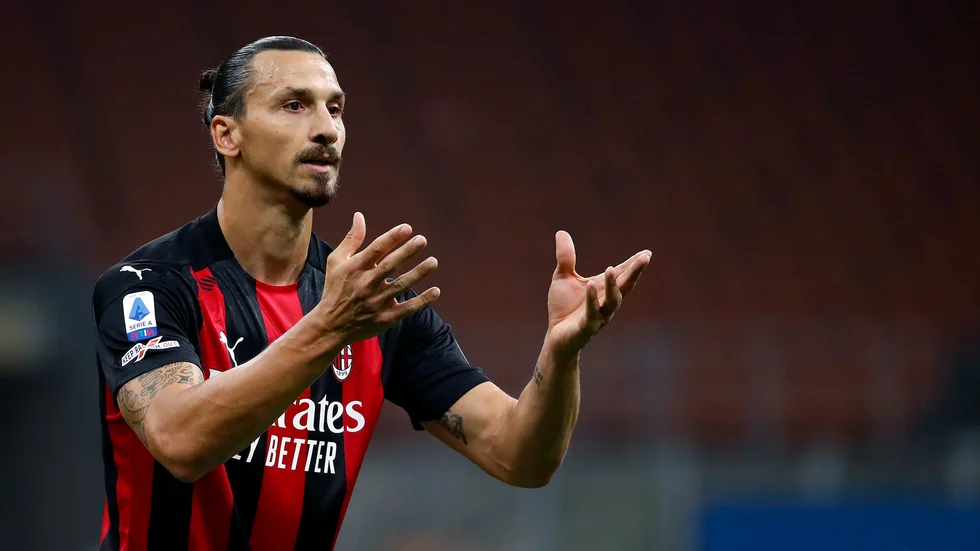 Zlatan Ibrahimovic är med i truppen i derbyt mot Inter. Arkivbild.