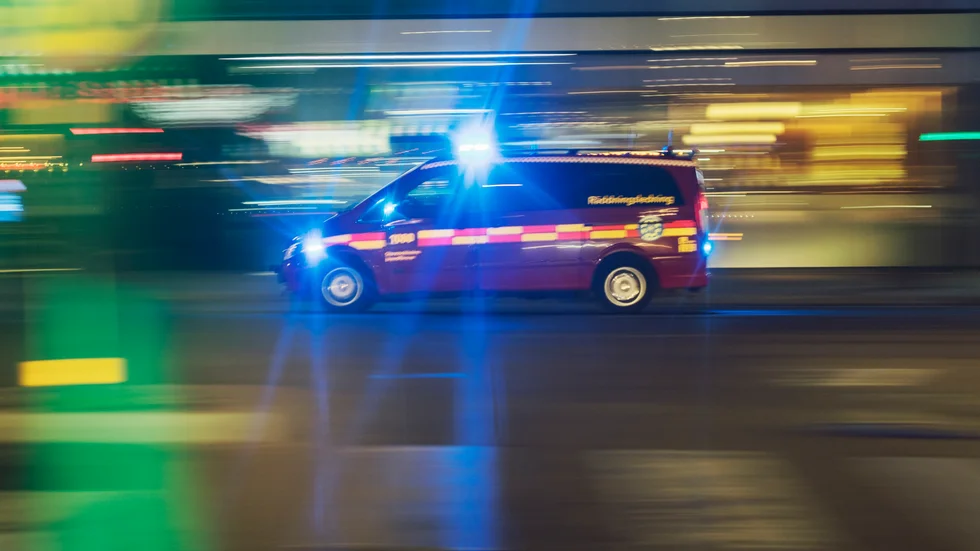 Räddningstjänsten ryckte ut för kontroll.