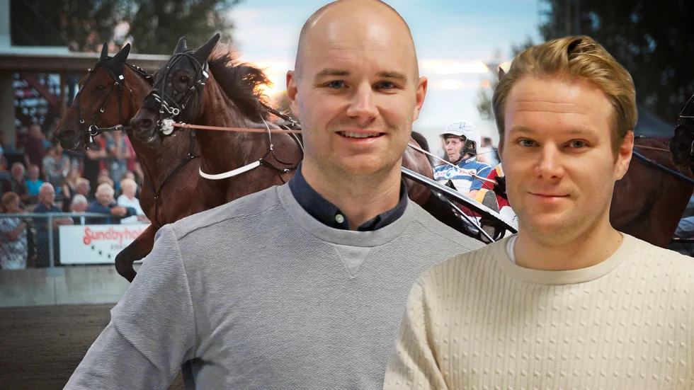 Victor Sundberg och Kristoffer Collin tippar V5 på Sundbyholm den 6 juli.