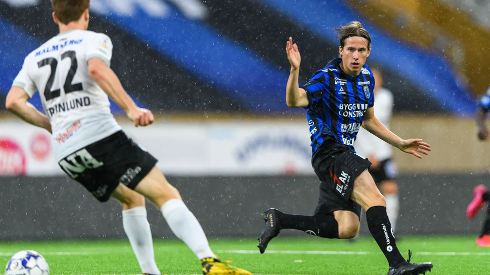 Johan Karlsson gjorde allsvensk debut. 