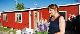 Familjen stortrivs på sin udde