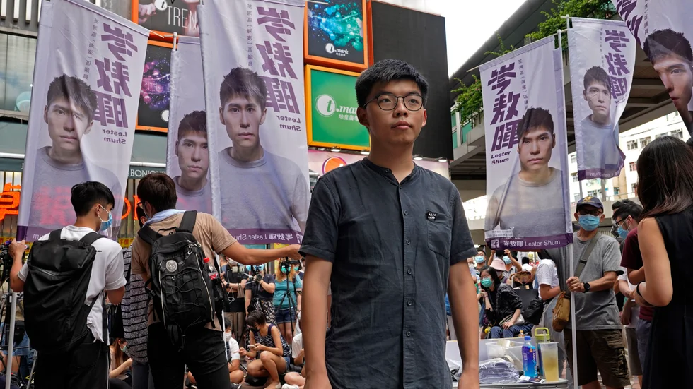 Demokratiaktivisten Joshua Wong.