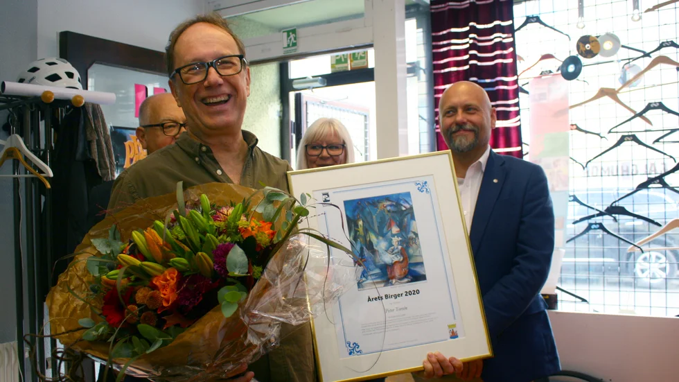 Peter Torsén gladdes över att ha blivit årets Birger