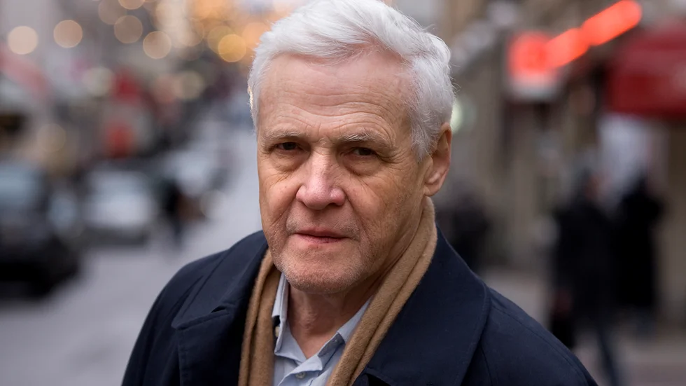Carl-Henning Wijkmark, när han vann Augustpriset 2007. Arkivbild.
