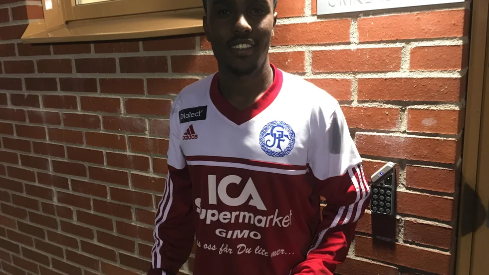 Abdihakin Osman var inblandad i alla målen när Gimo vann mot Storvreta. 