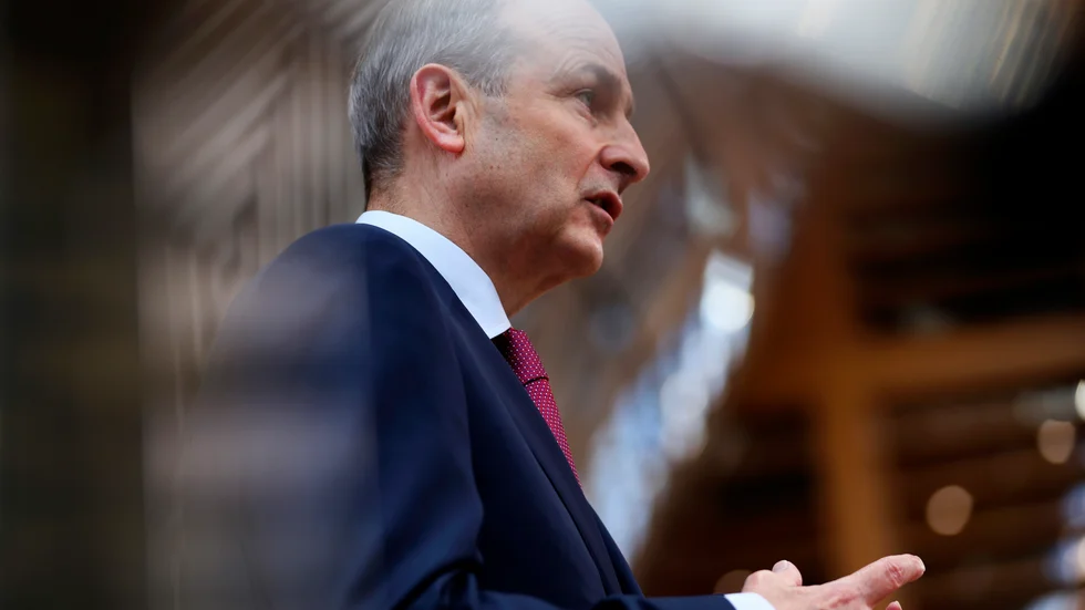 Irlands premiärminister Micheál Martin. Bild från i juli i år.