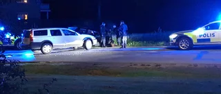 Stort polispådrag i Öjebyn - biljakt i hög hastighet