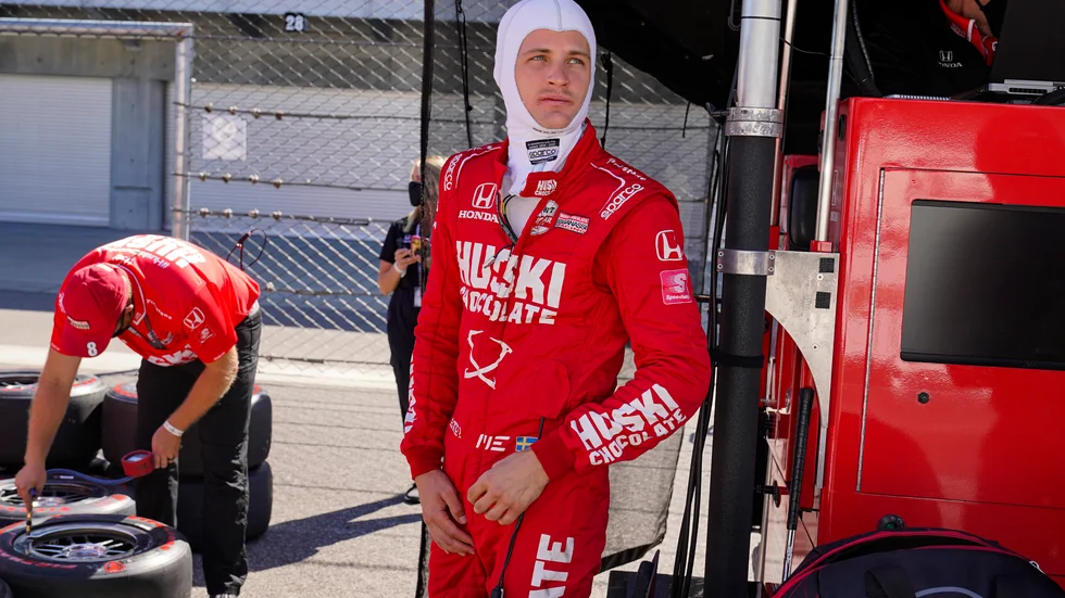Marcus Ericssons lopp tog slut redan efter 24 varv. Arkivbild.