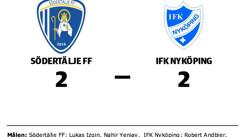 Södertälje FF spelade lika mot IFK Nyköping
