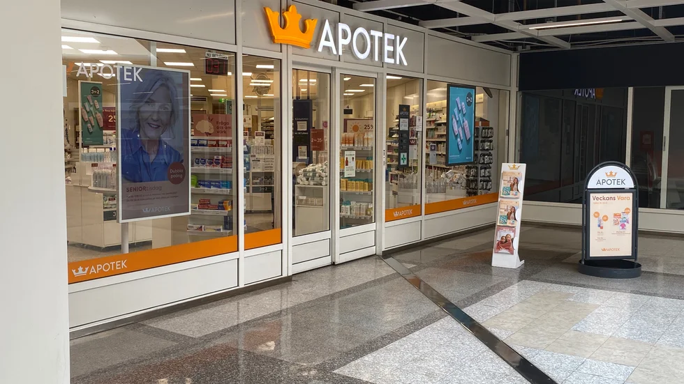 Polis var framme med fyra patruller efter händelsen.