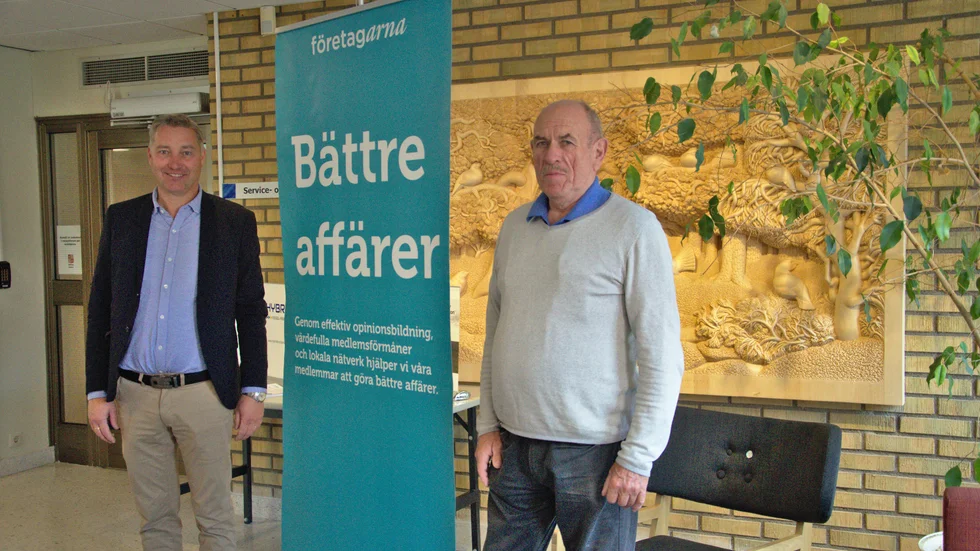 Mikael Lundman och Thor Andeassen, Företagarna Gällivare och Jokkmokk. 