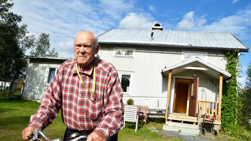 Här på gården i Karesuando levde Sigurd Niilimaa med sin fru Maja. Hon dog 1990 men Sigurd lever kvar och vårdar hennes minne. "Maja är det bästa som hänt mig".