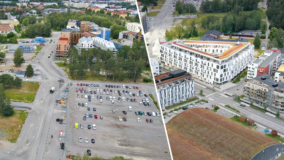 Etapp tre i Rosendal ska knyta ihop Södra Rosendal (etapp ett) och etapp två vid Grindstugan. Här kommer torget, ett nytt bibliotek och en ny grundskola att byggas de närmsta åren. 