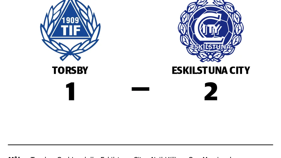 Torsby IF förlorade mot Eskilstuna City FK