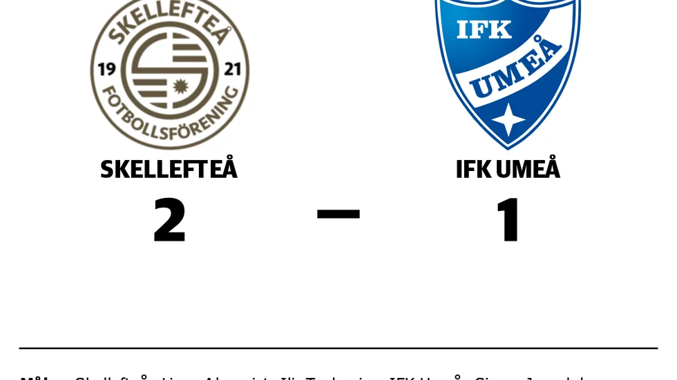 Skellefteå FF vann mot IFK Umeå