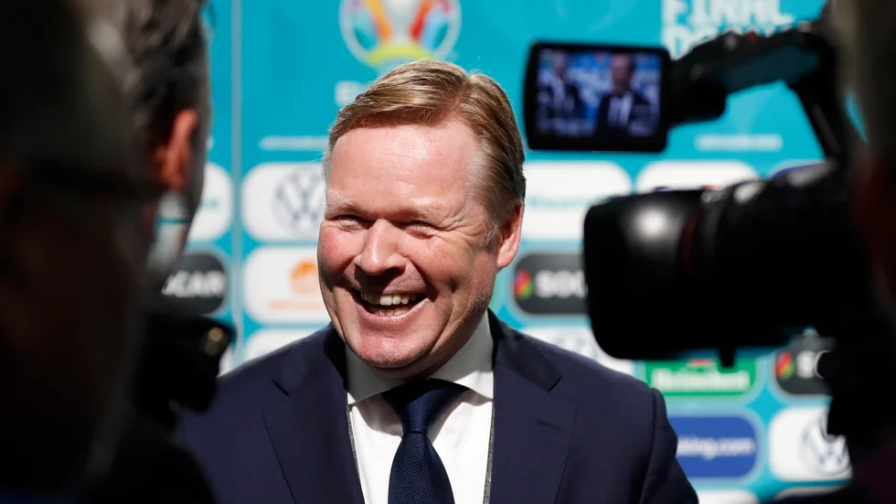 Ronald Koeman ska ta över Barcelona, bekräftar klubbens president. Arkivbild.