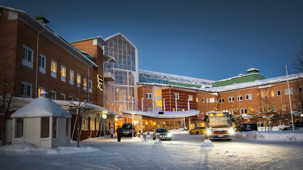 Sunderby sjukhus vinter exteriör 