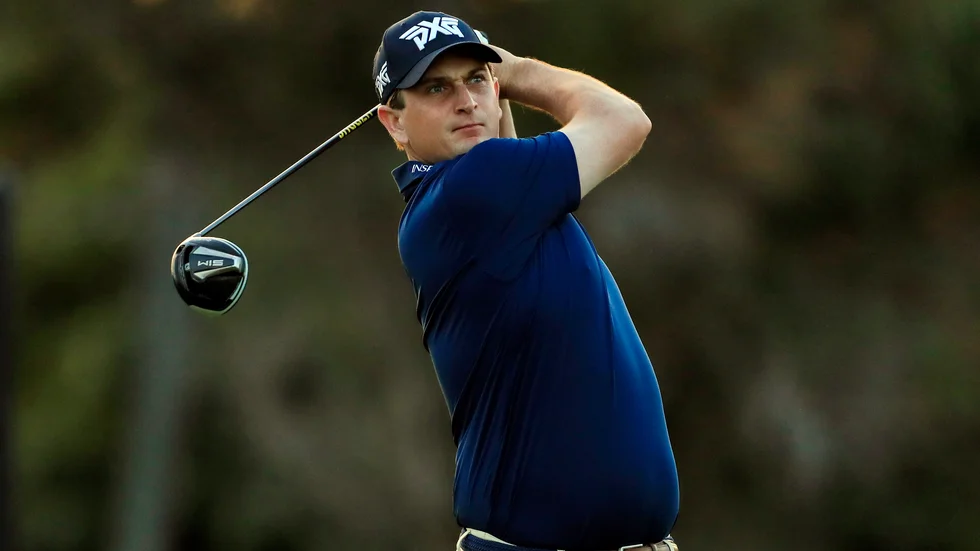 Henrik Norlander på PGA-touren i Honolulu i januari.