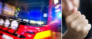 Brandman blev slagen i ansiktet: "Aldrig varit med om"