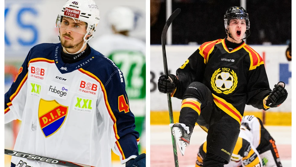 Lokala talangerna tog plats i bruttotruppen till JVM; Albin Grewe (Wings/Djurgården) och Victor Söderström (Skutskär/Brynäs/AIK).