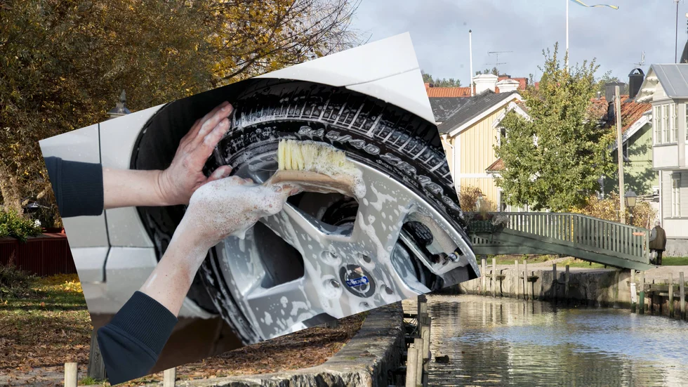 Enligt VA-chefen kan utsläppet i ån beror på att någon tvättat bilen.