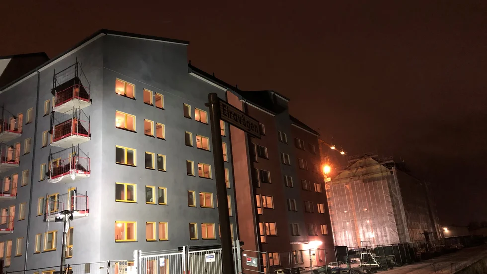 Här växer nya lägenheter fram i EHB:s regi. Vad heter stadsdelen?