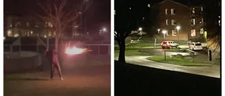 Fortsatt stökigt i området – sköt raketer mot polisen